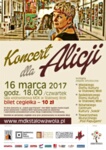 16.03.2017r. - Koncert charytatywny Dla Alicji